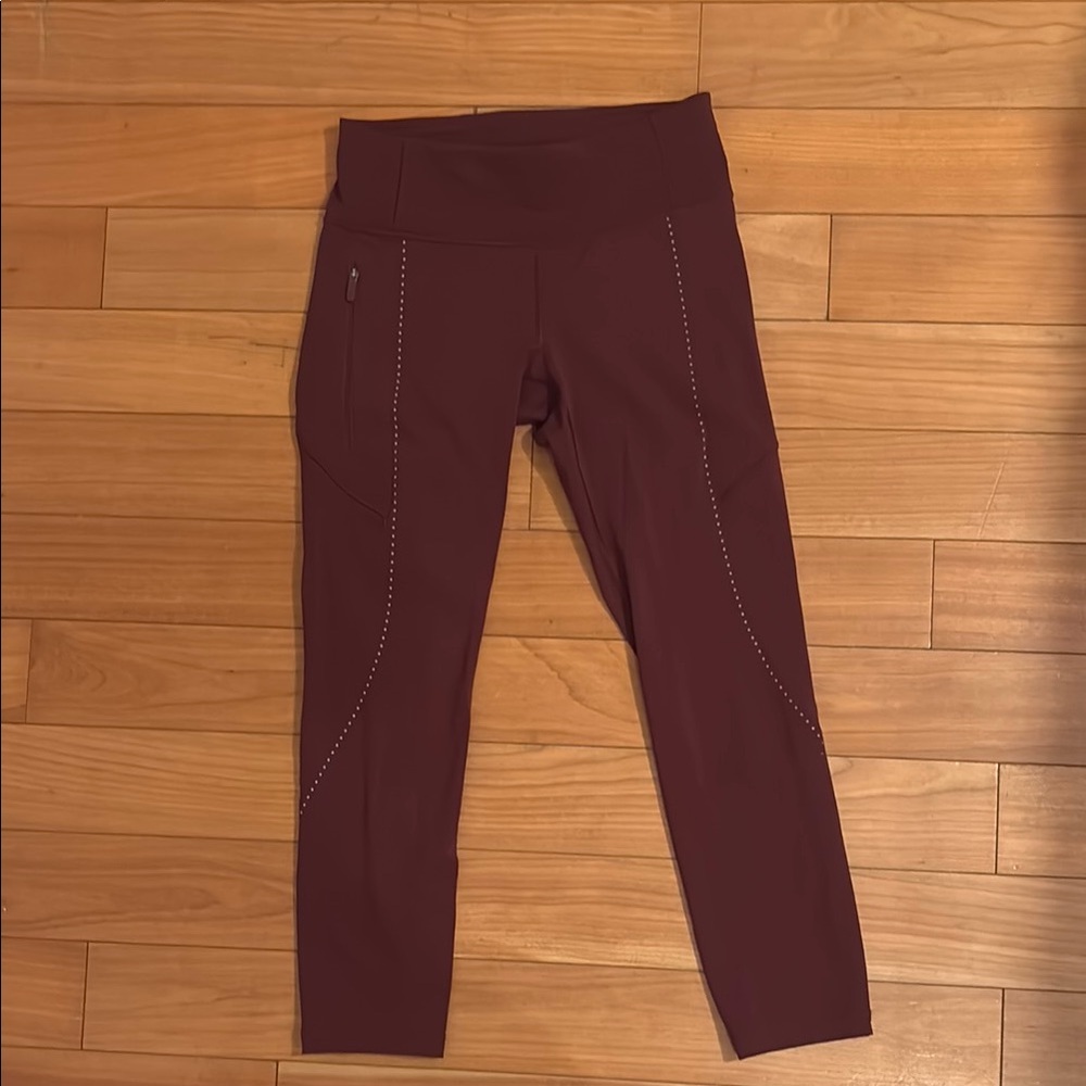 lululemon athletica Burgundy Leggings